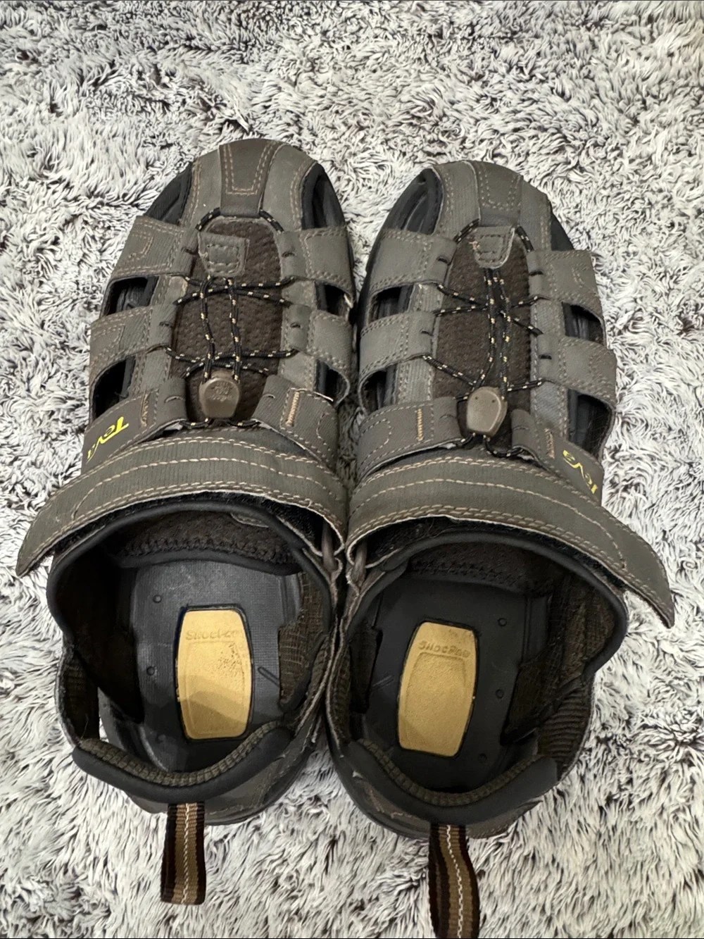 Teva Mens 9 Forebay Sport Sandals Outdoors Water Hiking Fishing Turkish Brown‎